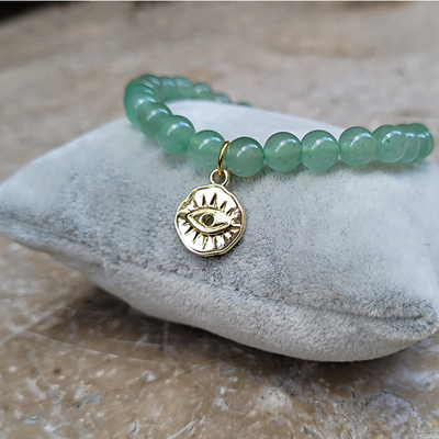 Bracelet en Aventurine Œil d'Horus