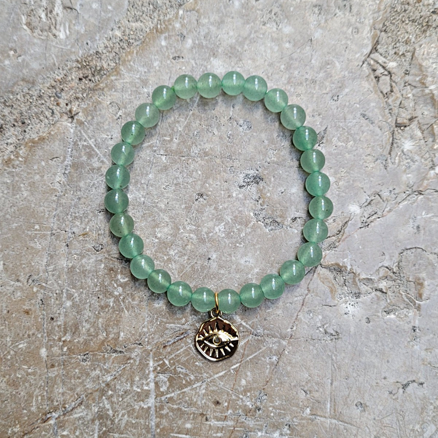 Bracelet en Aventurine Œil d'Horus