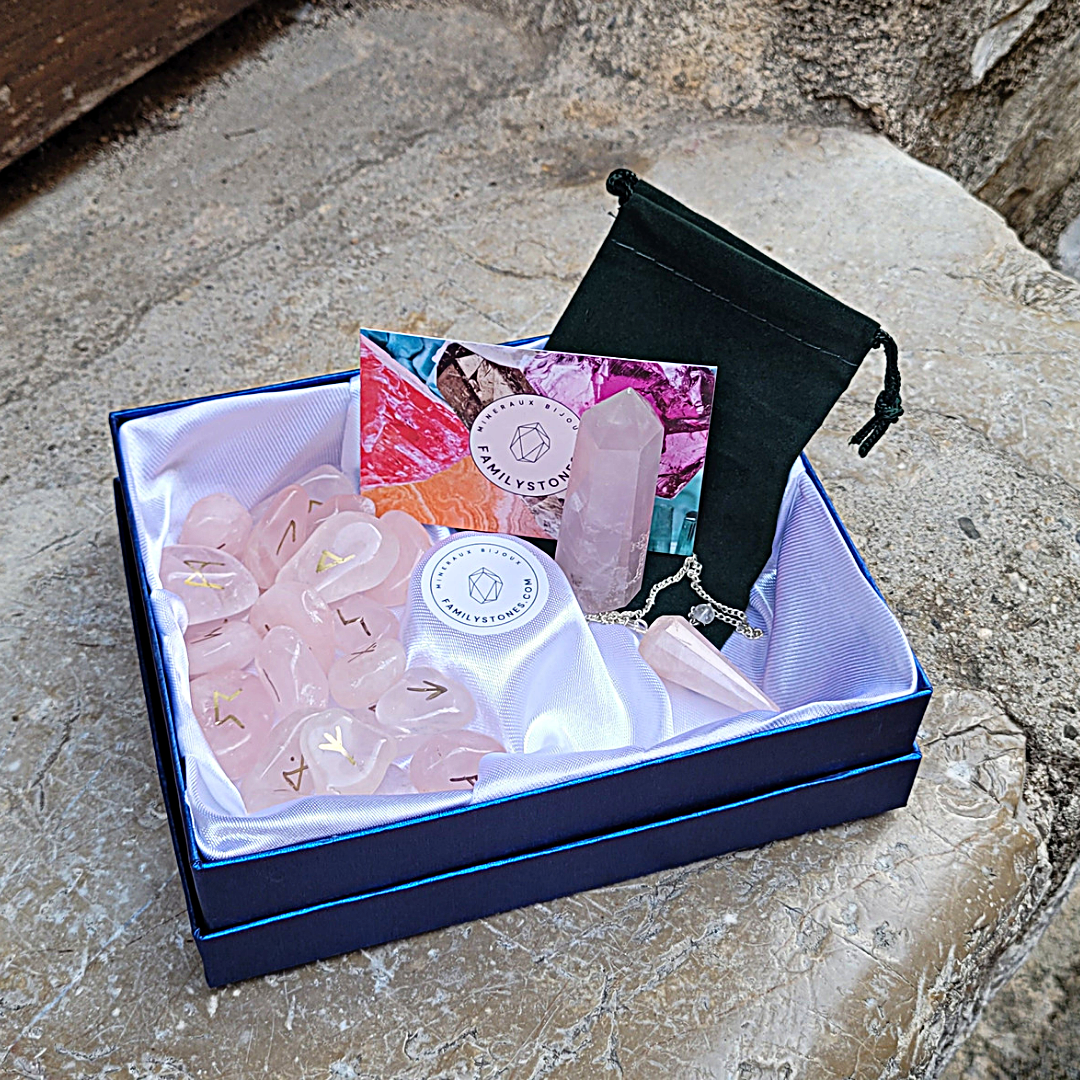 Pink Quartz Oracle Message Charger l'image dans la galerie, Coffret Oracle Quartz Rose