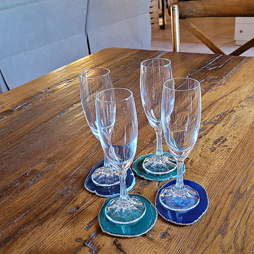 dessous de verre en agate