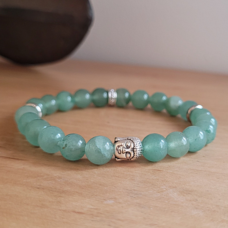 Bracelet 8 mm Aventurine boudhha