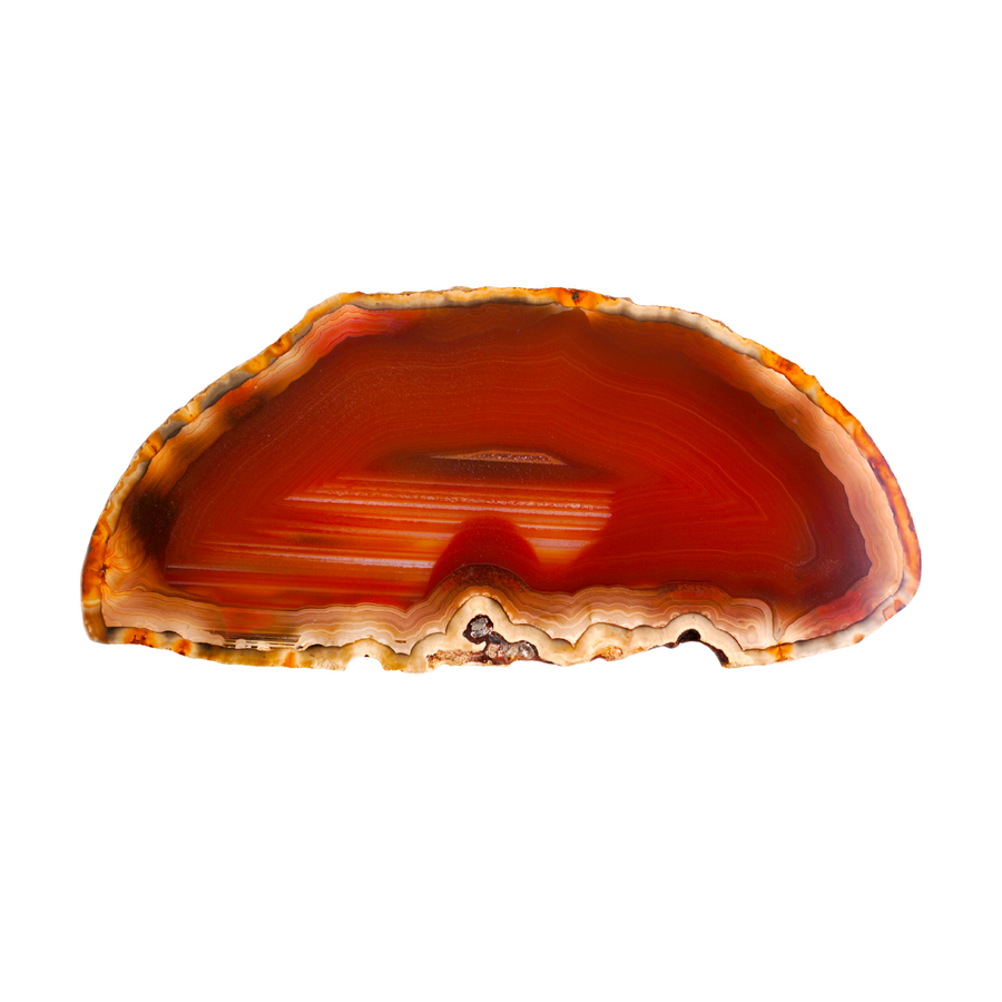 Tranche Agate Cornaline Grande 17 cm