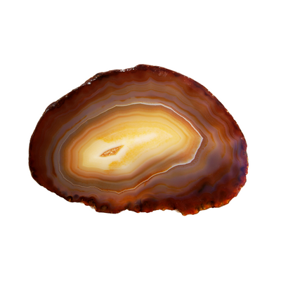Tranche Agate Cornaline Grande 17 cm
