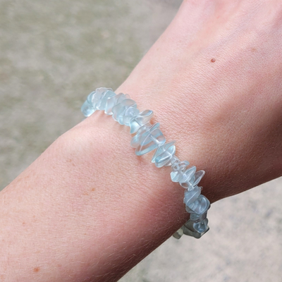 Bracelet Baroque Aigue marine