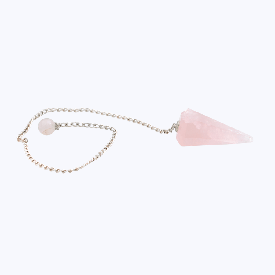 Pendule Hexagonal en quartz rose