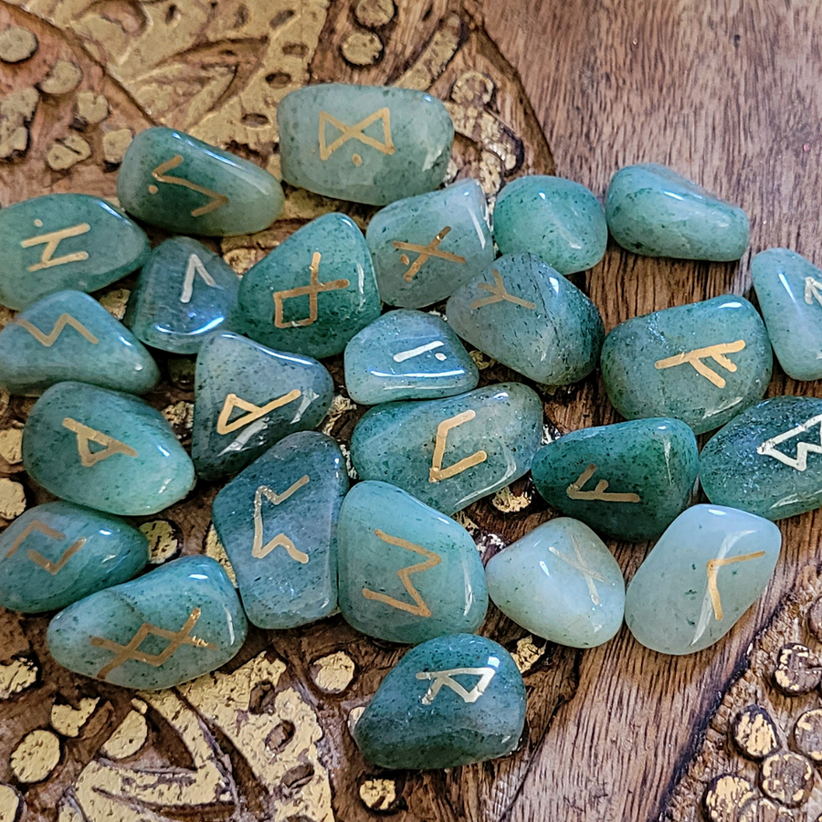 Jeu de Runes en Aventurine