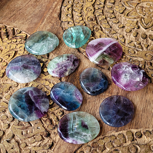 Galets de fluorite