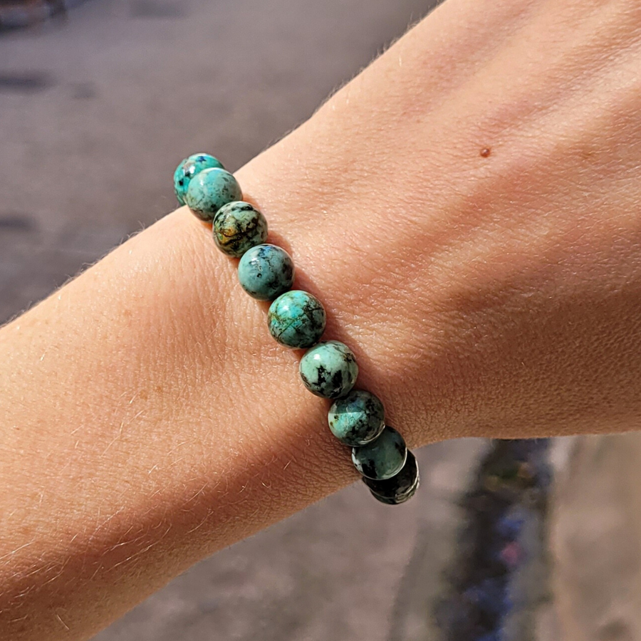 bracelet turquoise africaine
