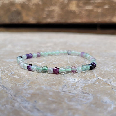 Bracelet Fluorite Perles 4mm