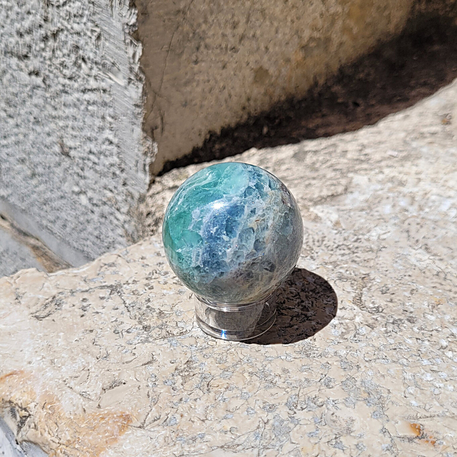 Sphère Fluorite 4 cm Pièce Unique 