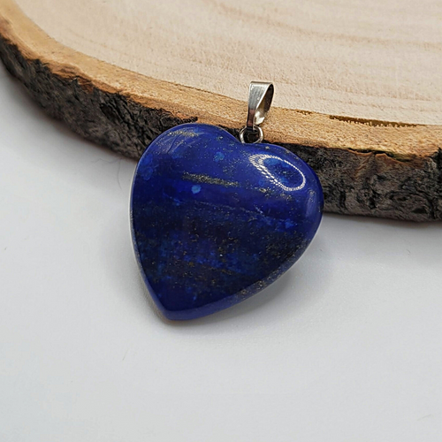 Pendentif Coeur en Lapis Lazuli Familystones