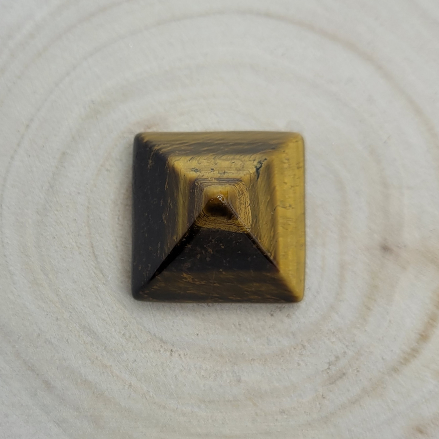 Pyramide en Oeil du Tigre 2,5 x 2,5 cm