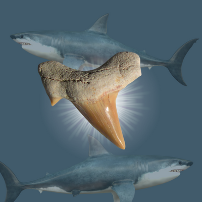 Dent de Requin Fossilisé