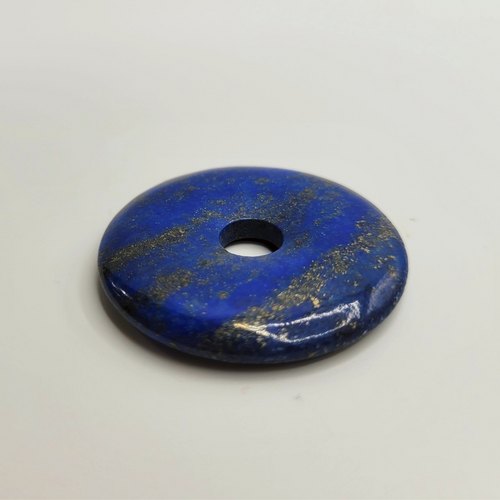 Pendentif Disque Bi Lapis Lazuli 4 cm