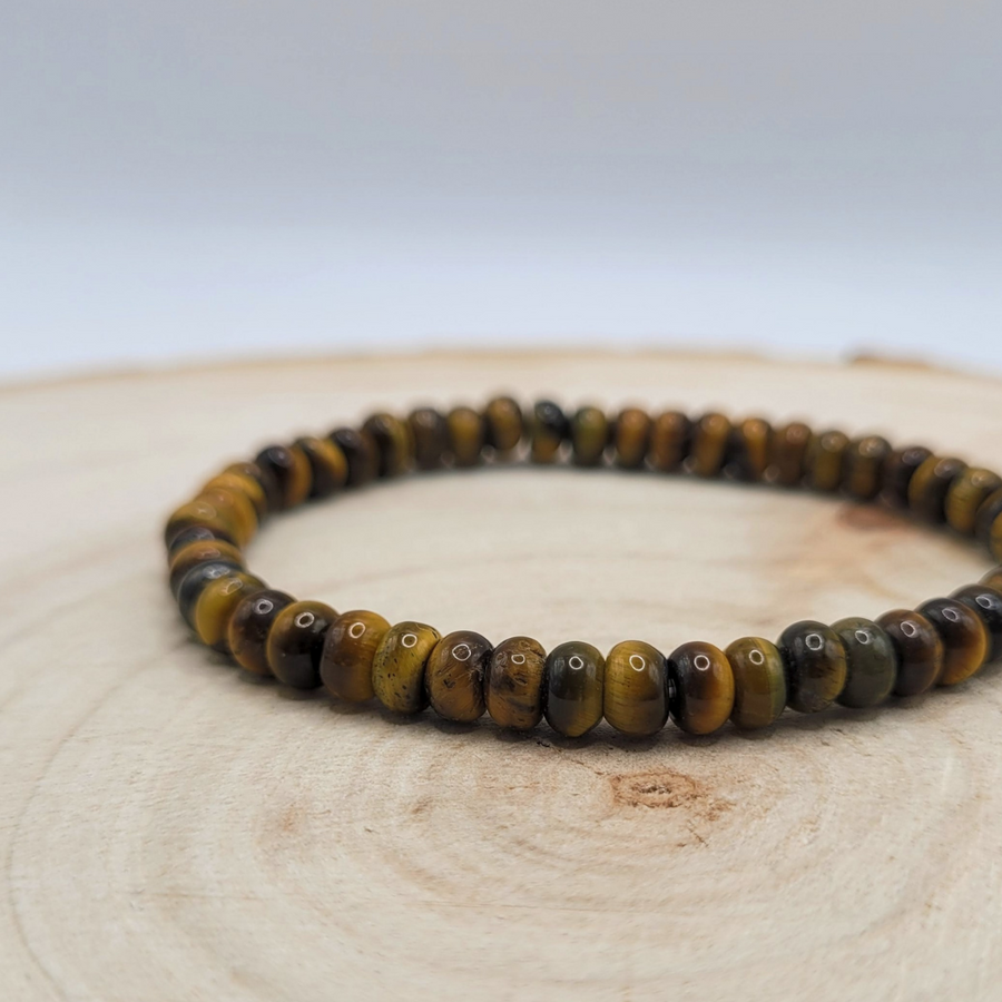 Bracelet Oeil du Tigre Perline 6 mm