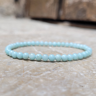 Bracelet Amazonite 4 mm